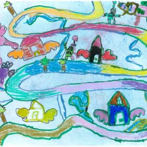 4. místo Nina Veselá –Budoucí mapa jednorožců