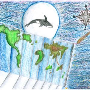 10. místo Michal Vybíral – Mapa Oceánů