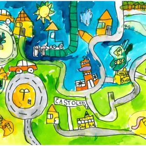 4. místo Michaela Hrubá – Častolovická mapa