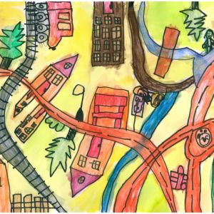 7. místo Lucie Veverková – Mapa města Hradec Králové