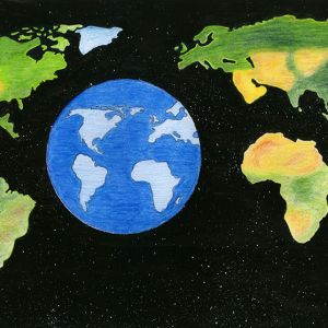 5. místo Teraza Santariusová – Zrození planety Země